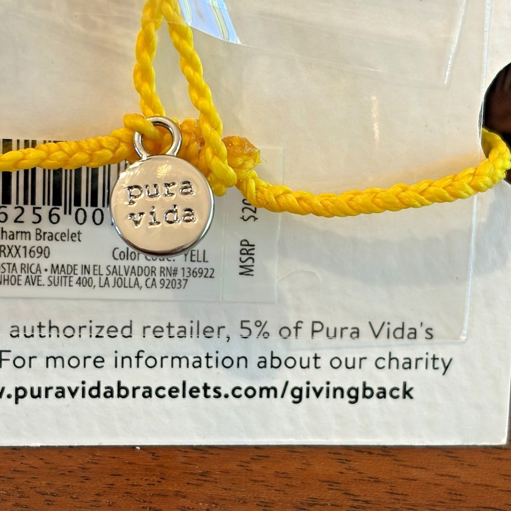 NEW Pura Vida Harry Potter Bracelet, Hufflepuff Charm on Mini Braid - Picture 5 of 5